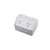 Weatherproof double power point showing resistant grey colour