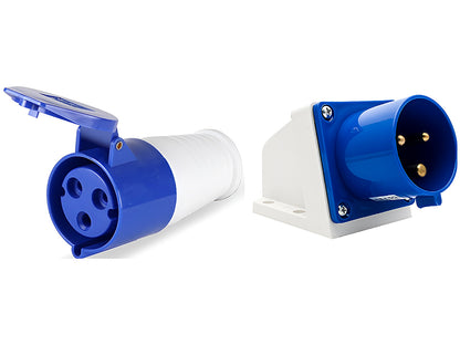 Caravan lead connector plug Female  Male Inlets 16 Amps