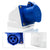 16A IP44 caravan surface socket female in blue front view