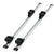 Universal car roof rack 130cm aluminium silver side view