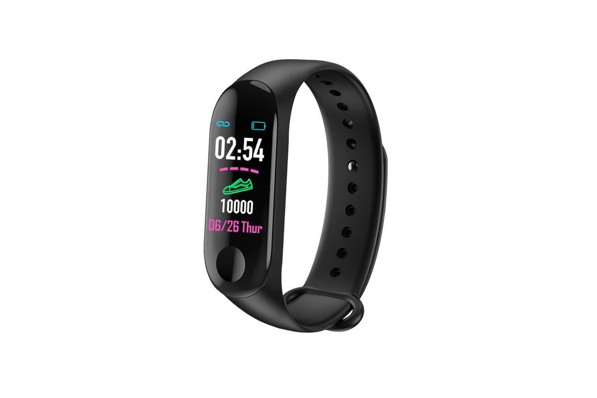 Side view of Smart Band M3 Plus with TPU band material