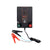 Electric fence energiser 22KM showing front view with battery clip