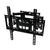 TV wall bracket 32-55 inch black steel full motion side view