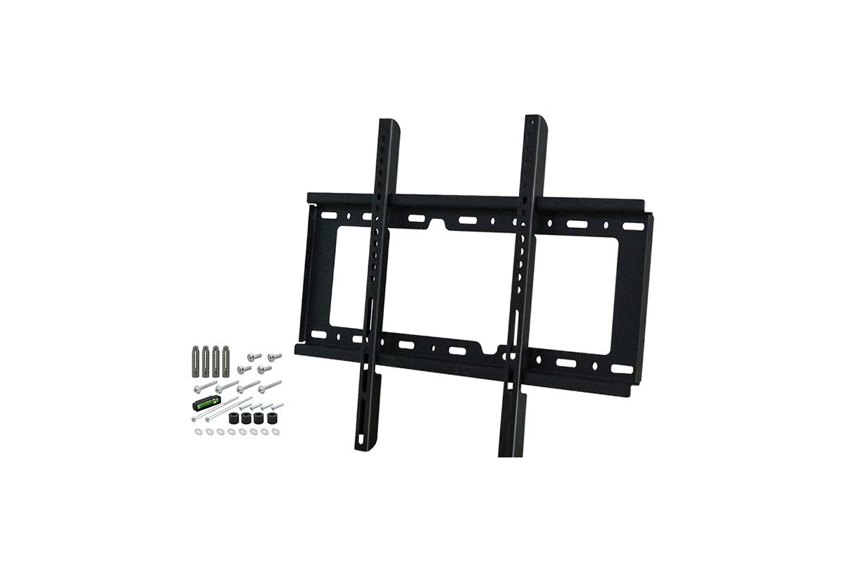 Side angle of TV wall bracket showing adjustable arms