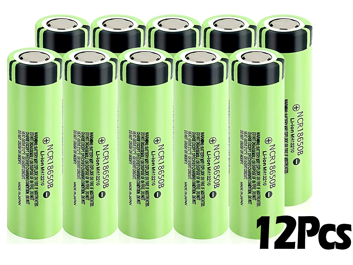 18650 Rechargeable Battery 12PCS