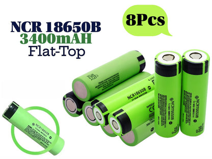 18650 Rechargeable Battery 8PCS