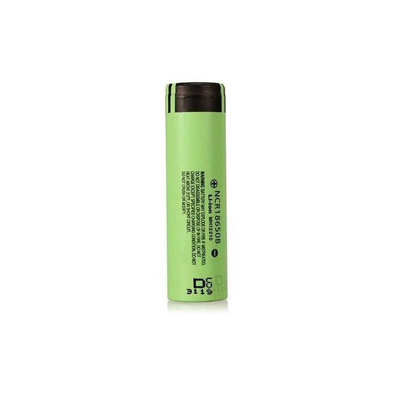 18650 rechargeable battery flat top showing size and shape