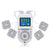 TENS machine electronic pulse massage front view showing LCD screen