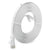 Ethernet network cable flat Cat 6A 15 metre white full length