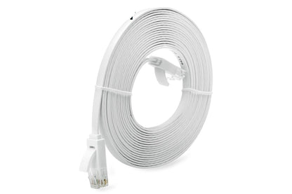 Close up of gold plated contacts on Ethernet network cable