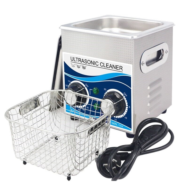 Ultrasonic Cleaner 2L showing stainless steel tank interior