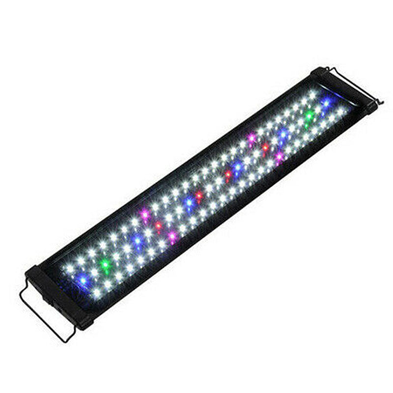 Fish tank aquarium light 60cm showing white LED illumination