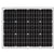 Solar Panel 60W for motorhome showing front mono crystalline cells
