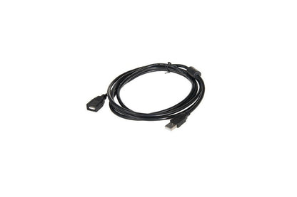 Close up of USB 20 female connector on extension cable