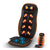 Car seat massager cushion showing full body coverage in brown leather