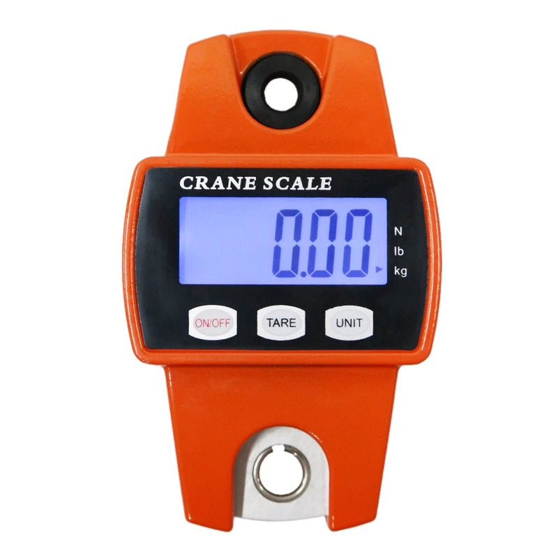 Crane scale hanging scale front view with LCD display
