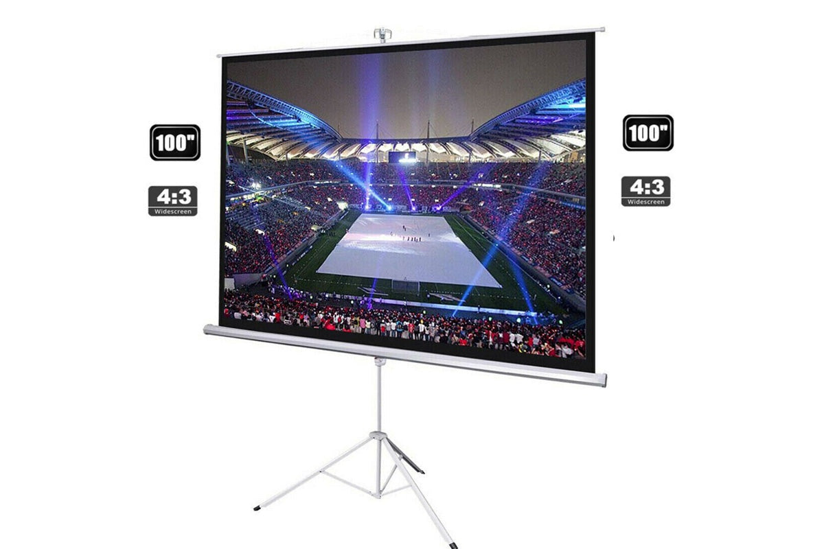 Close up of projector screen PVC matte white surface