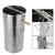 Honey extractor showing polished stainless steel drum exterior
