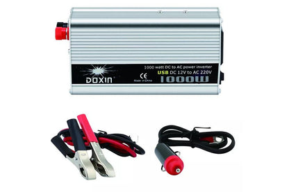 Side angle of car inverter 1000W with cooling fan vents