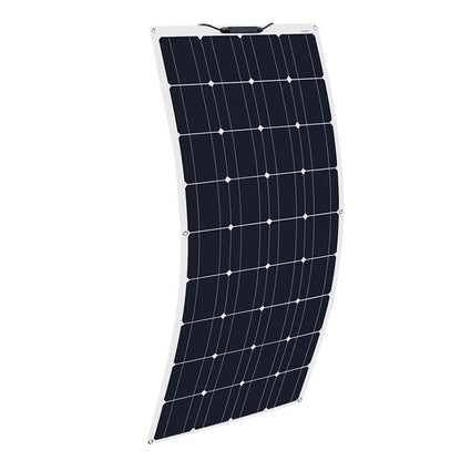 Flexible solar panel 100W showing full front view