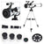 Astronomical telescope 700mm side view showing aluminium tripod