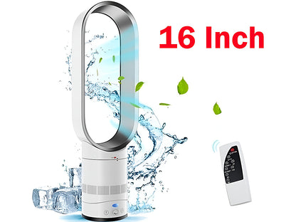 Bladeless fan with remote highlighting ABS plastic material