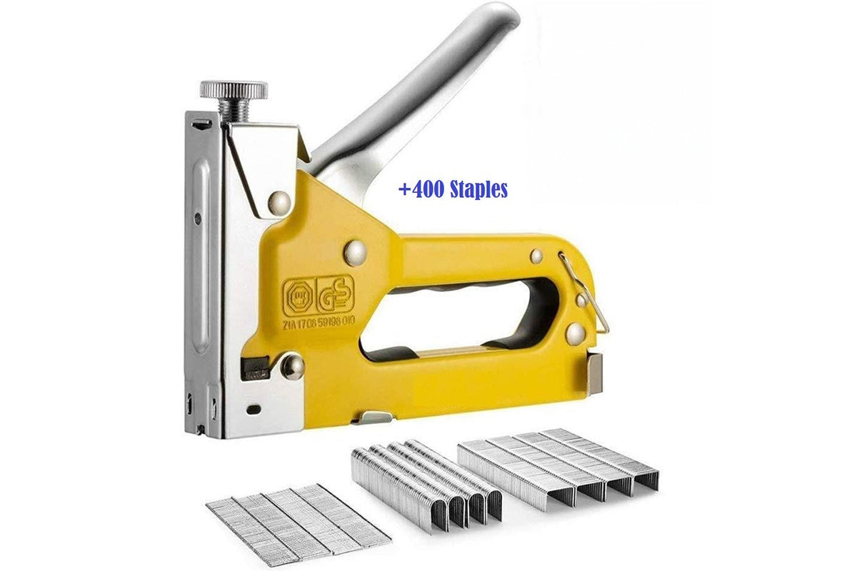 3-in-1 staple gun showing bottom load channel