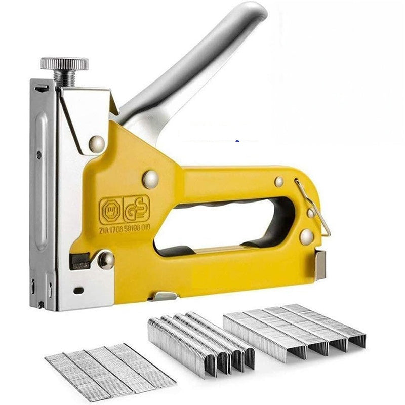 Staple gun heavy duty steel body side view
