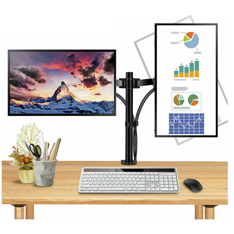 Dual Arm Monitor Mount Stand Bracket