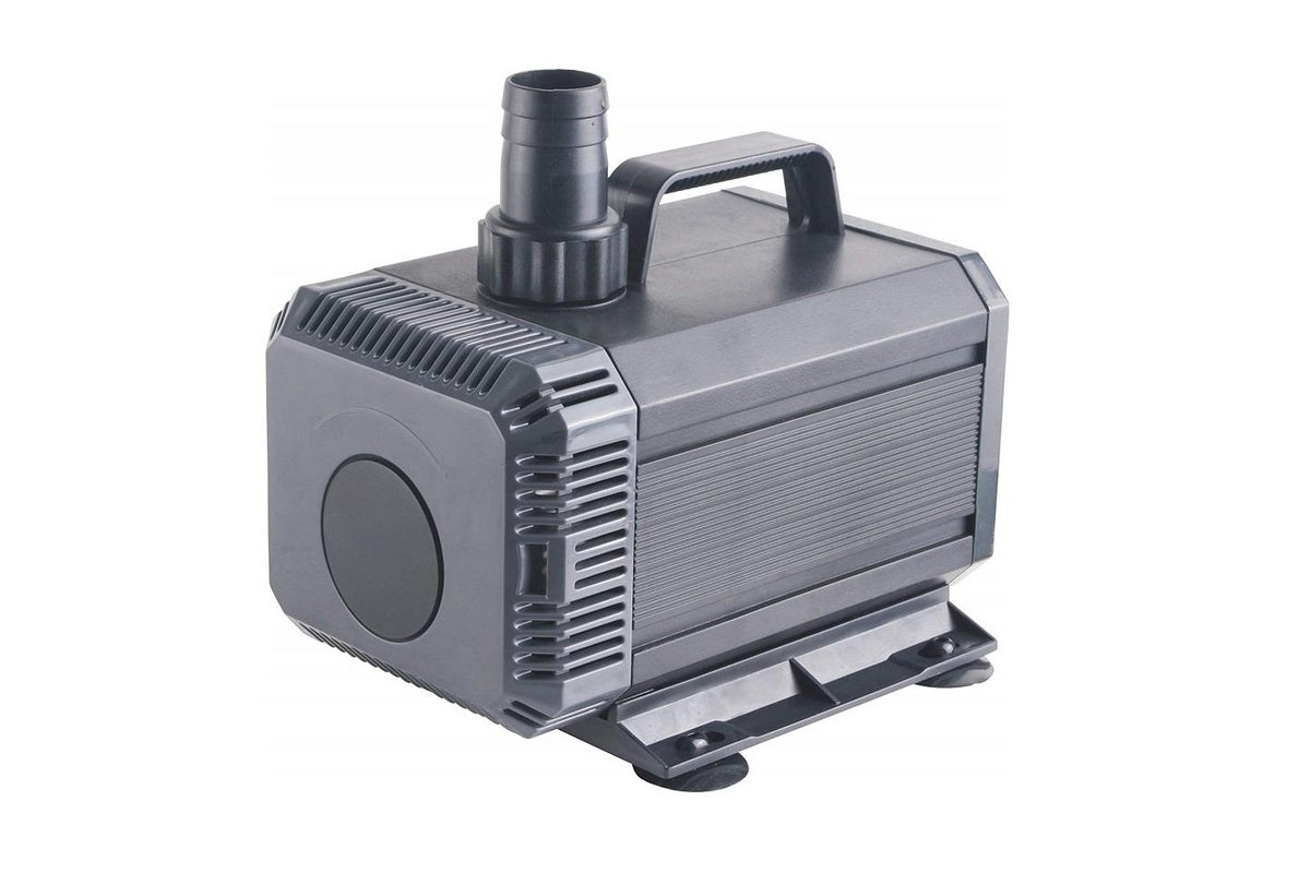 Top angle of Pond Pump HQB-2000 with plastic casing detail
