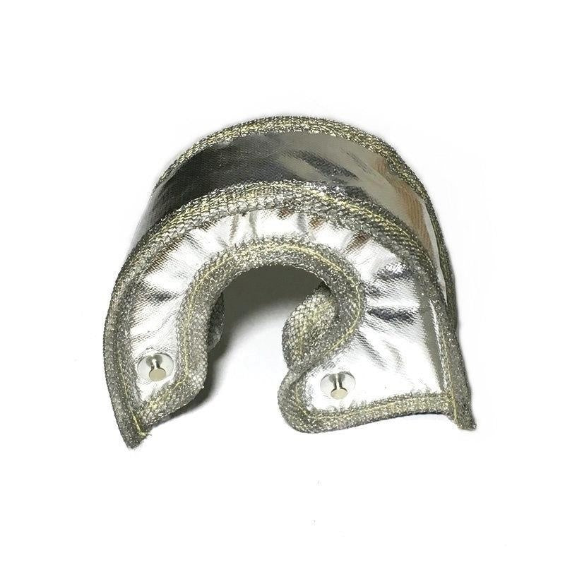 Turbo Beanie Heatshield T4 showing lava fibre material close up