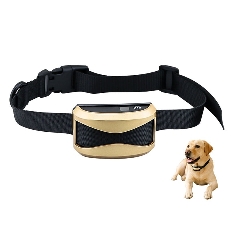 Anti Bark Dog Collar front view showing waterproof design
