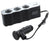 Car Cigarette Lighter Multi Socket Splitter 3 Way USB Charger Port