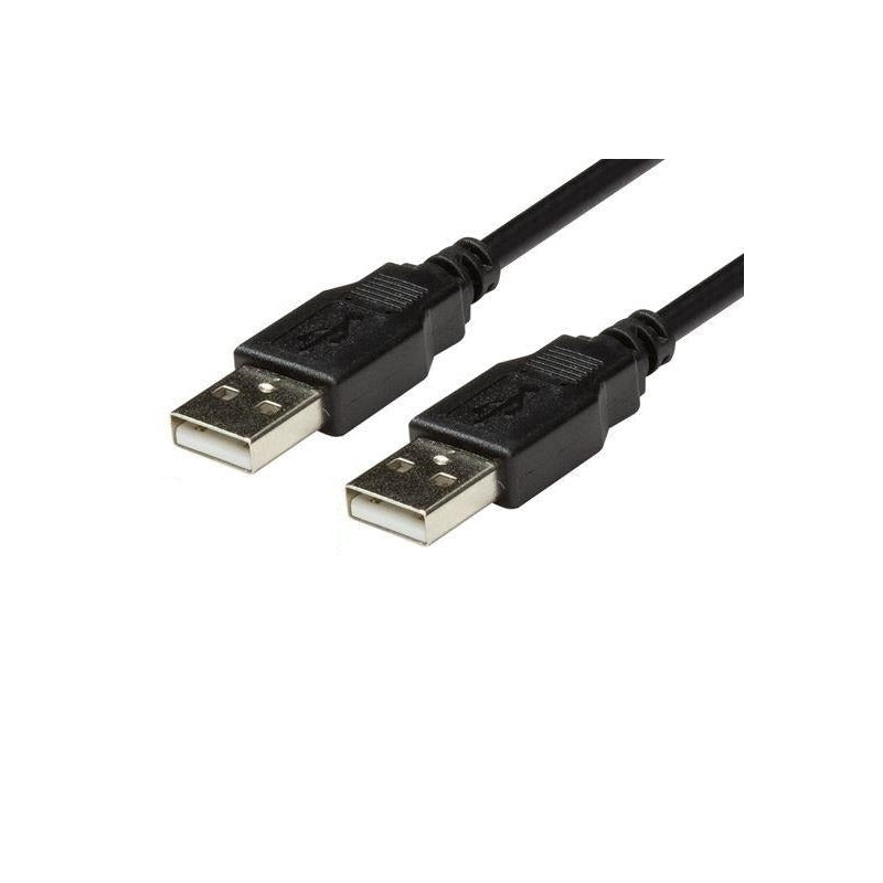 USB male to USB male cable 1 metre showing full length
