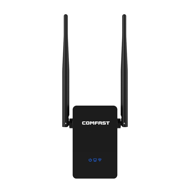 Wireless-N Wifi Repeater front view showing dual external antennas
