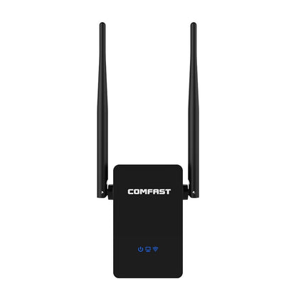 Wireless-N Wifi Repeater front view showing dual external antennas
