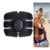 Abdominal machine electric muscle stimulator showing front view with black pad
