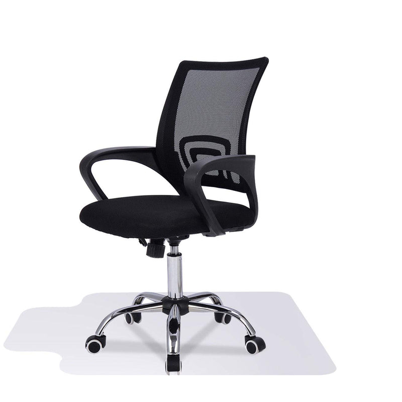 Chair mat office floor protector showing full 1200 by 900 millimetre size