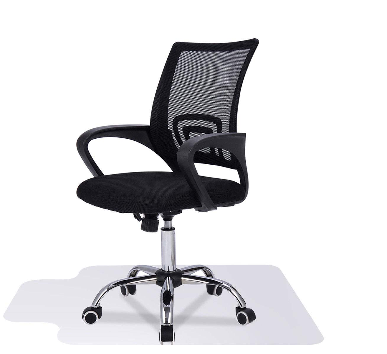 Close up of PVC material on chair mat office floor protector