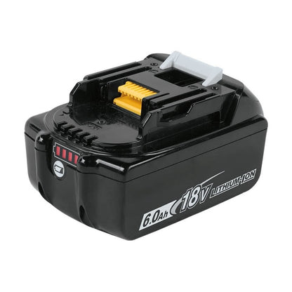 Makita 18V replacement battery side view showing compact design