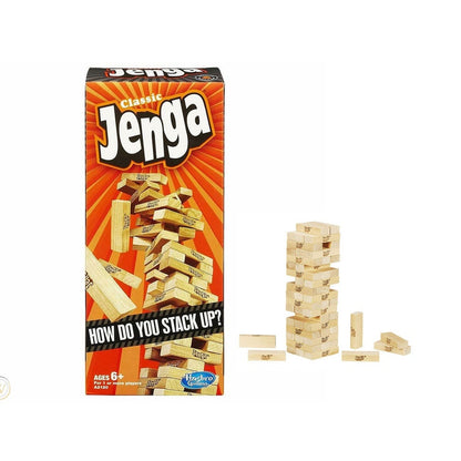 Jenga Classic Block Stacking Game