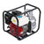 Petrol water pump 75HP side view showing engine and frame