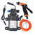 Car washer 12V kit showing compact 80W pump