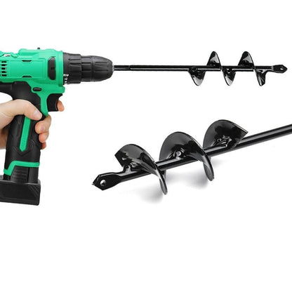 Garden auger 50x220mm drill bit showing sharp edges