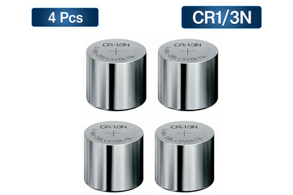 Side angle of CR13N Battery highlighting lithium material