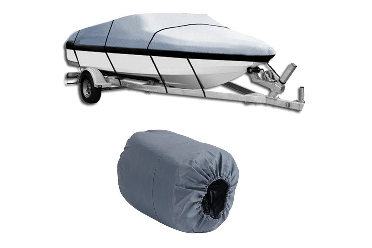 Close up of 600D Oxford cloth material on boat cover heavy duty
