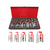 Helicoil type thread repair kit with chrome steel inserts
