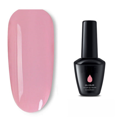 Gel nail polish 15ml bottle showing deep red colour
