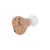 Hearing aid sound amplifier front view showing volume control