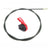 Throttle cable switch control handle for lawnmowers in black